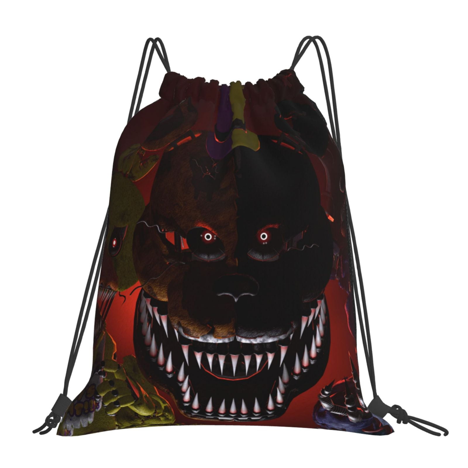 Five Nights At Freddy'S Drawstring Backpack Sport Gym Bag For Yoga Swimming Gymsack Sport Strap Pack Bag